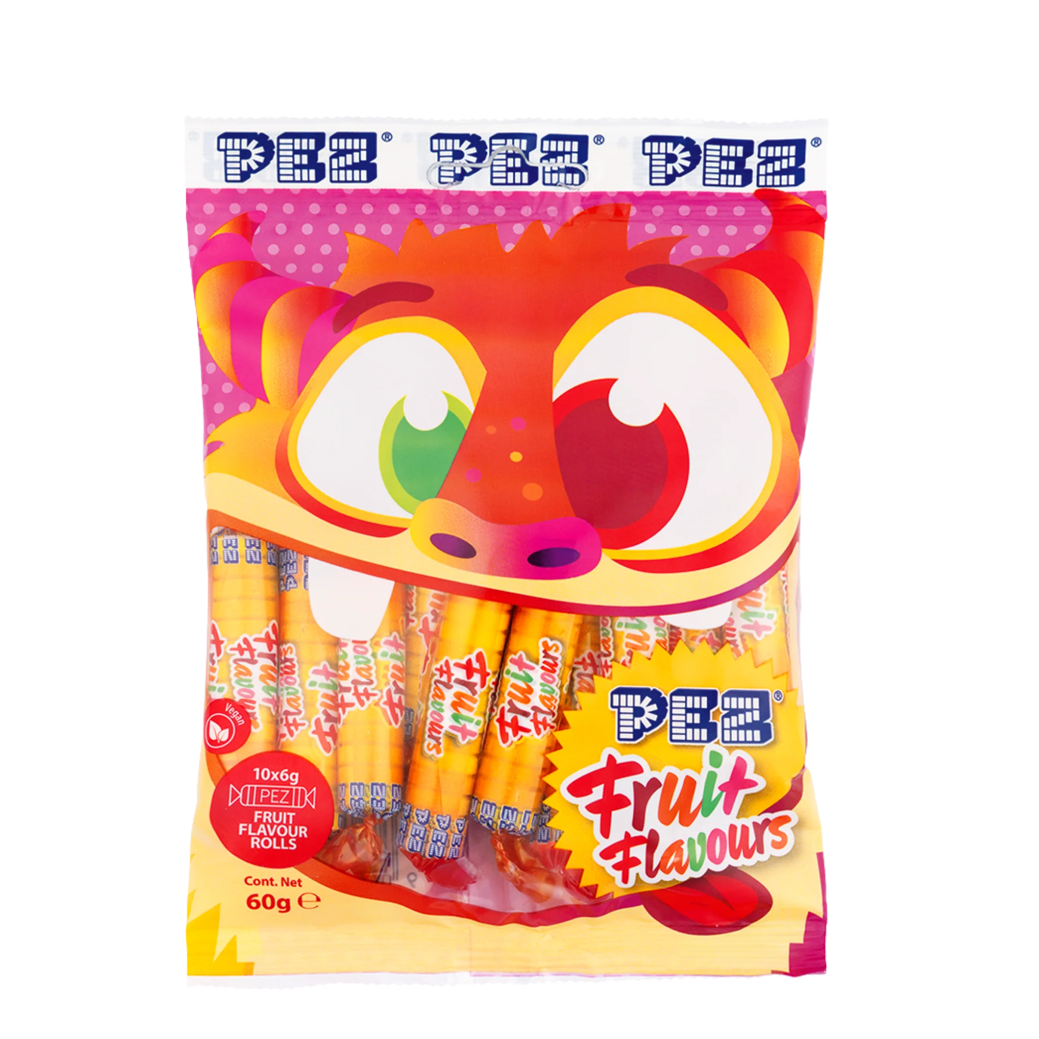 PEZ Beutel Frucht-Rollen 6g (10 Stk.)
