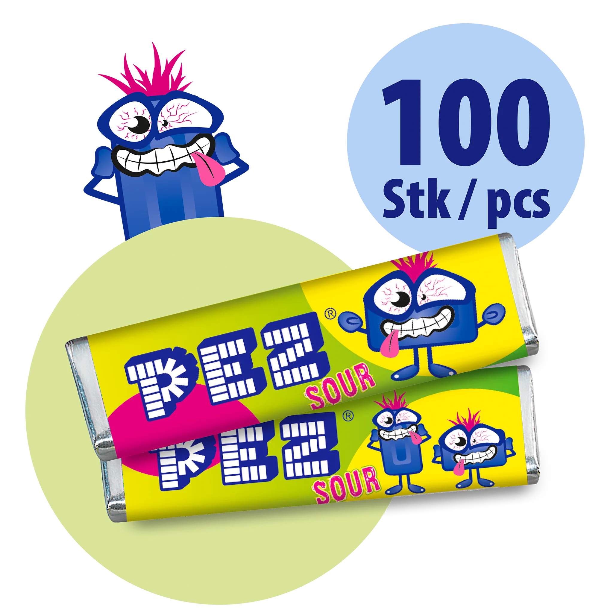 PEZ Bonbons Sour Großpackung (100 Stk.)